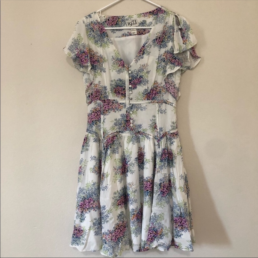 Floral Mini Dress - Picture 3 of 4